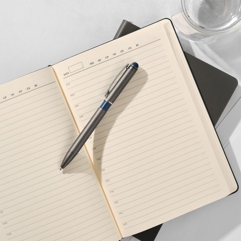 Шариковая ручка АйПи Хамелеон (IP Chameleon), синяя — изображение 6