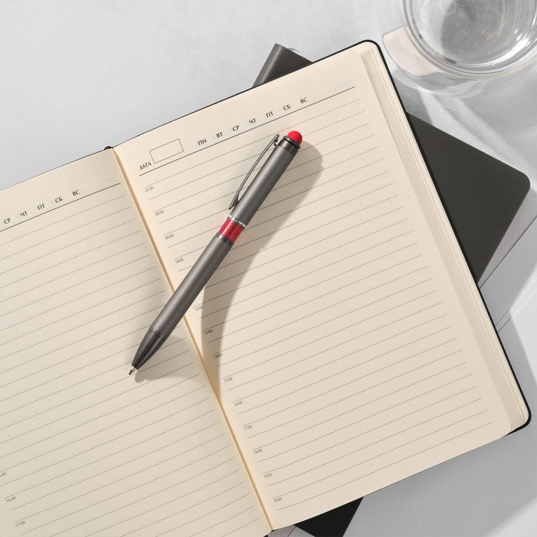 Шариковая ручка АйПи Хамелеон (IP Chameleon), красная — изображение 6