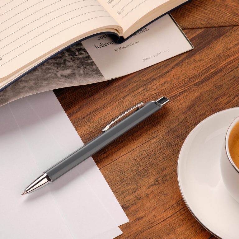 Шариковая ручка Пента (Penta), серая — изображение 6