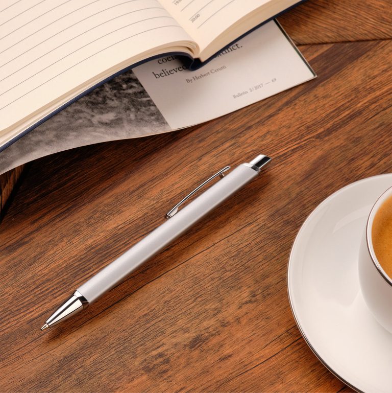 Шариковая ручка Пента (Penta), серебро — изображение 7