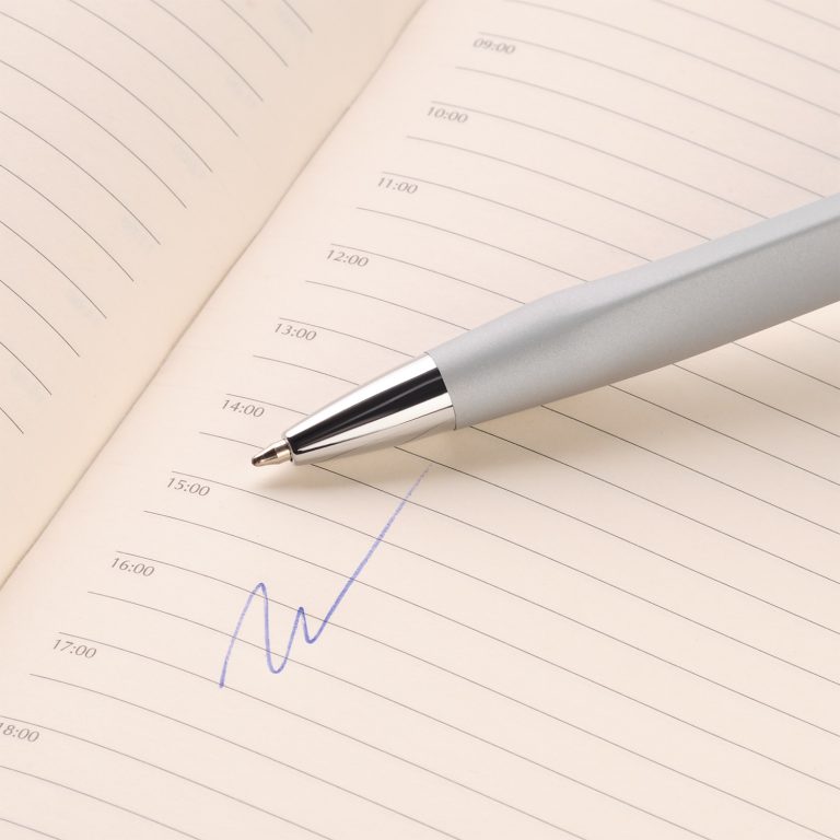 Шариковая ручка Пирамид Нео (Pyramid NEO), серебро — изображение 4