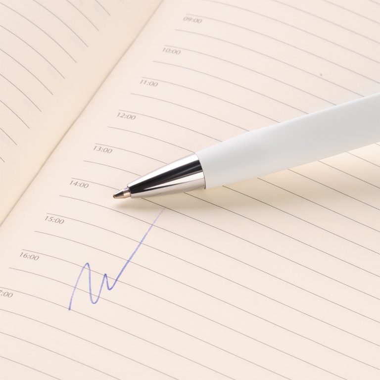 Шариковая ручка Пирамид Нео (Pyramid NEO), белая — изображение 4