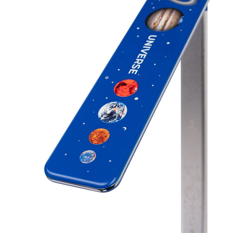 Настольная лампа c беспроводной зарядкой Люмос Ультрамарин (Lumos Ultramarine), синяя — изображение 8