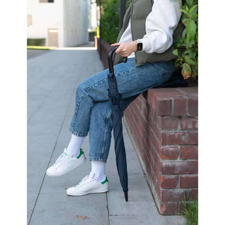 Зонт-трость Дюна (Dune), синий — изображение 9