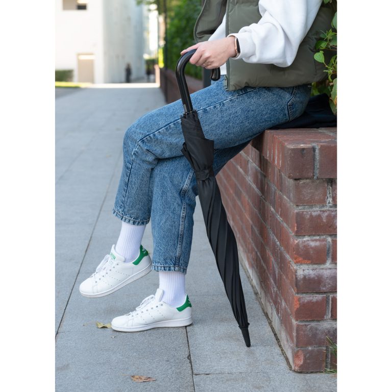 Зонт-трость Дюна (Dune), черный — изображение 9