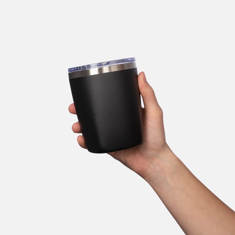 Термокружка вакуумная Вива (Viva), черная — изображение 7