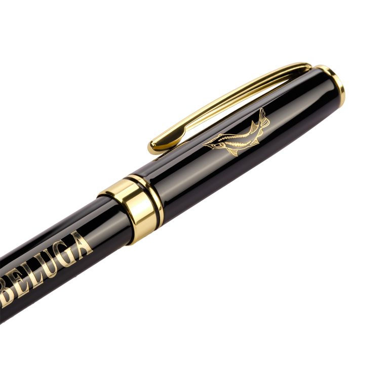 Шариковая ручка Тесоро (Tesoro), черная/позолота — изображение 4