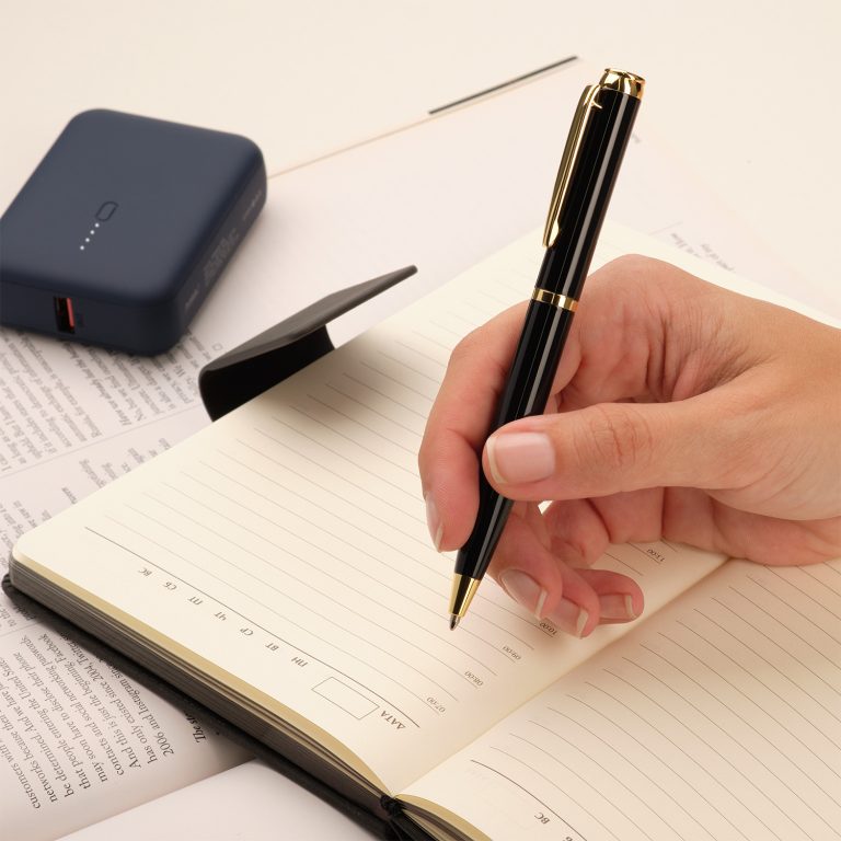 Шариковая ручка Соната (Sonata), черная/позолота — изображение 6