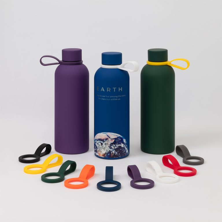 Термобутылка вакуумная герметичная Прима (Prima), синяя — изображение 10