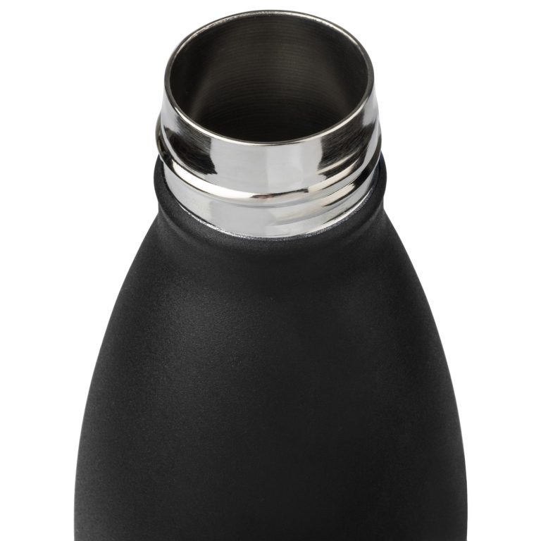 Термобутылка вакуумная герметичная Фреско (Fresco), черная — изображение 3