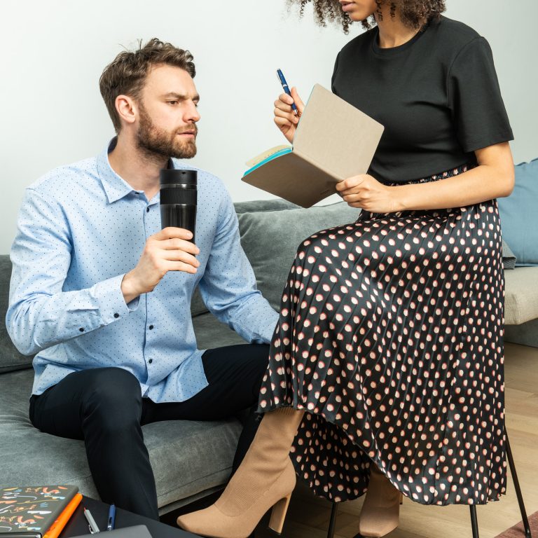 Термокружка вакуумная Поло (Polo), черная — изображение 6