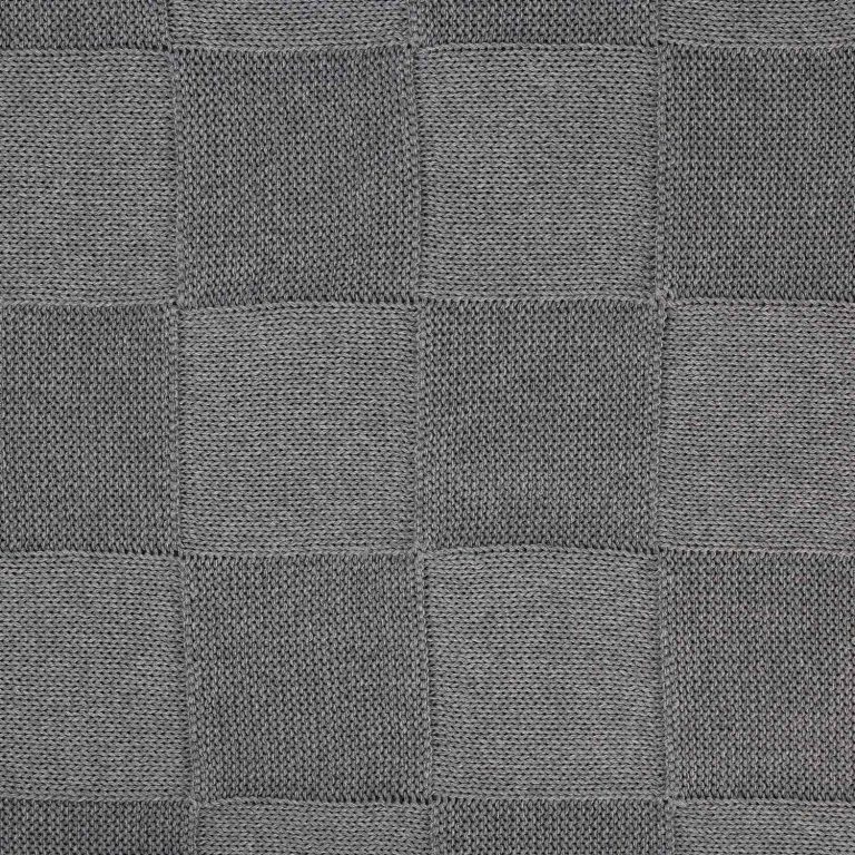 Плед Селла (Cella) вязаный, серый (без подарочной коробки) — изображение 4