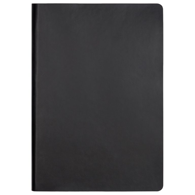 Ежедневник Латте (Latte NEW) недатированный, черный/оранжевый (без упаковки, без стикера) — изображение 4