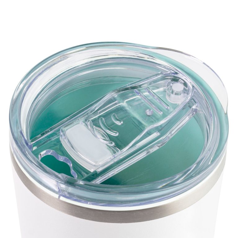 Термокружка вакуумная с керамическим покрытием Арктик (Arctic), белый/аква — изображение 2