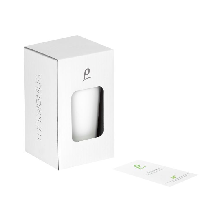 Термокружка вакуумная с керамическим покрытием Арктик (Arctic), белый/синий — изображение 8