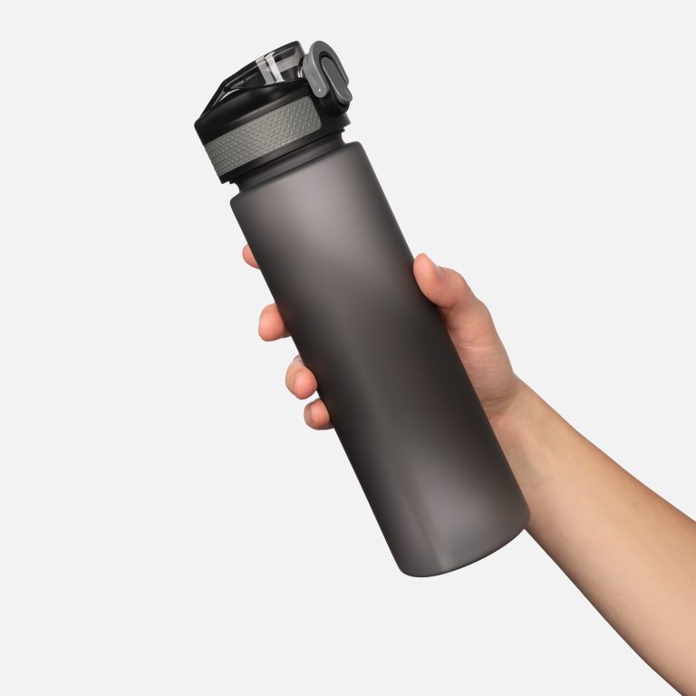 Бутылка для воды Флип (Flip), серая — изображение 7