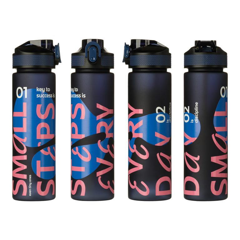 Бутылка для воды Флип (Flip), синяя — изображение 7