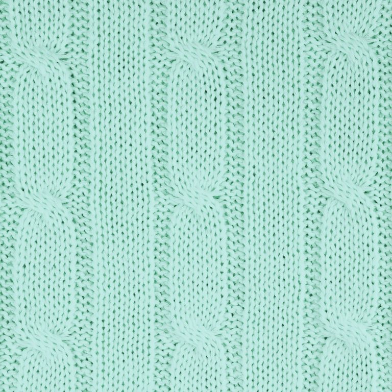Плед Фадо (Fado) вязаный, аква (без подарочной коробки) — изображение 2