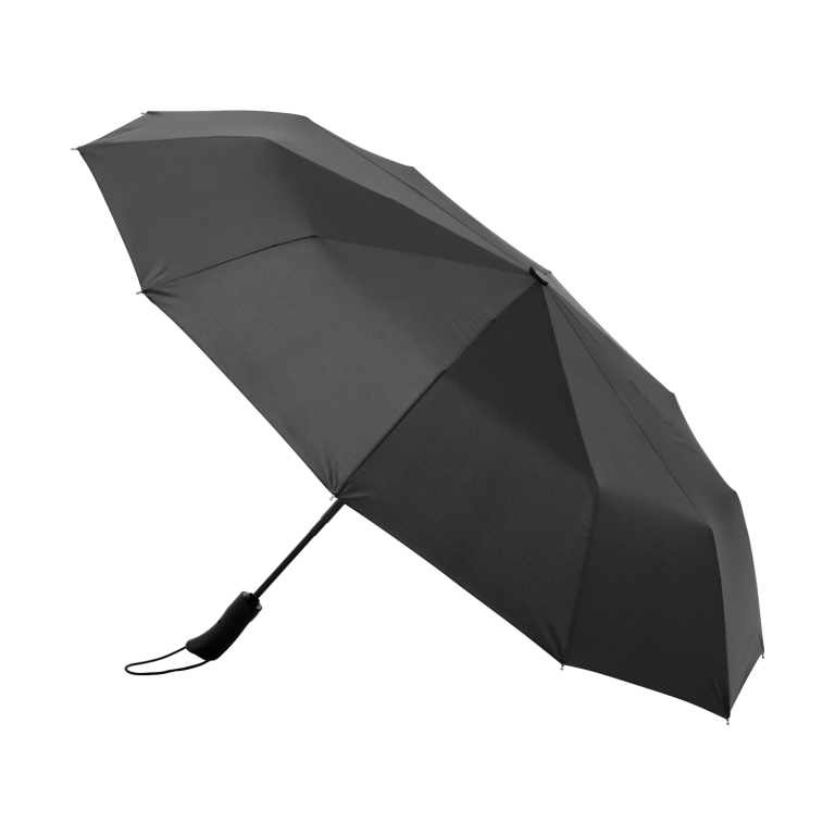 Зонт складной Леванте (Levante), черный — изображение 2
