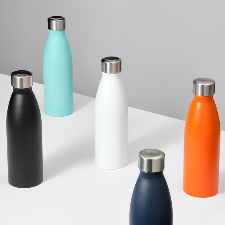 Термобутылка вакуумная герметичная Фреско (Fresco), оранжевая, гладкое покрытие — изображение 10