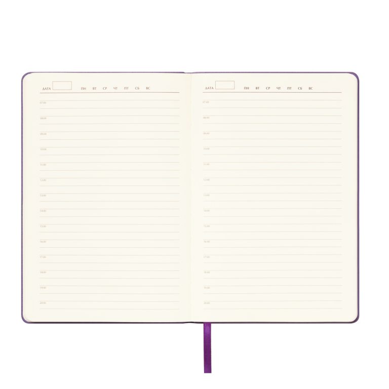 Ежедневник Спарк (Spark) недатированный, фиолетовый (без упаковки, без стикера) — изображение 9