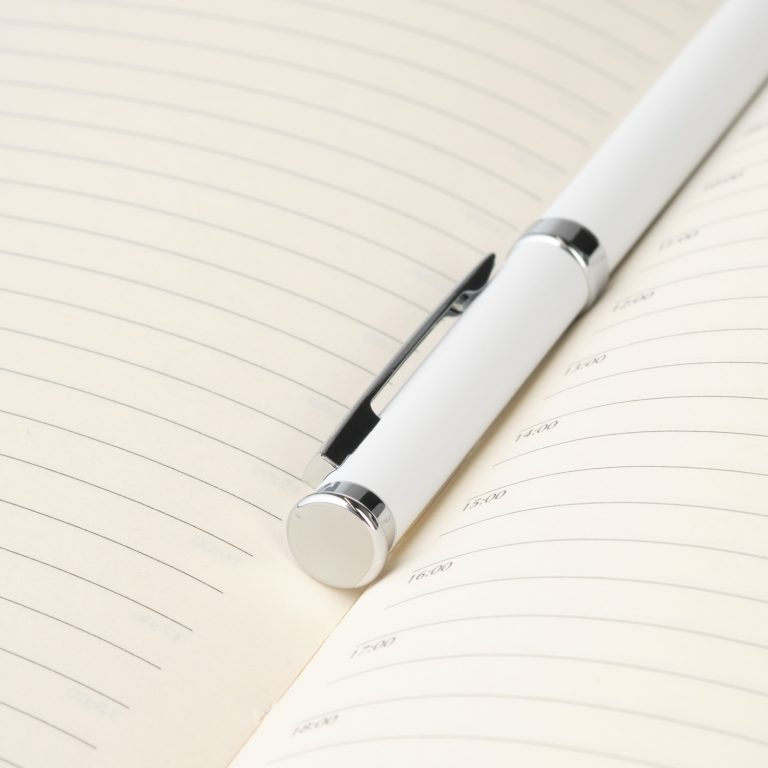 Шариковая ручка Бенуа (Benua), белая — изображение 5