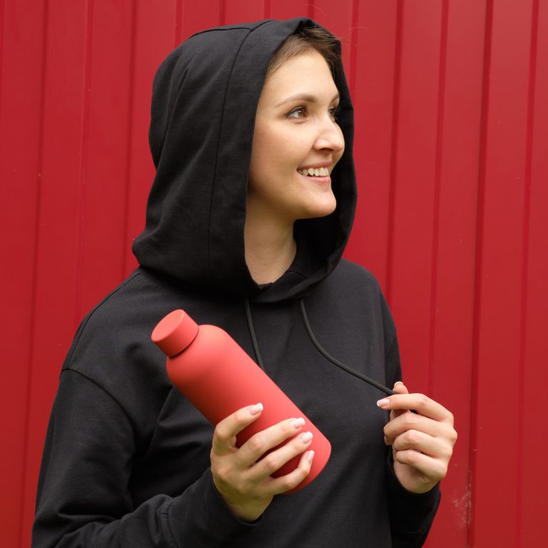 Термобутылка вакуумная герметичная Прима (Prima), красная — изображение 10