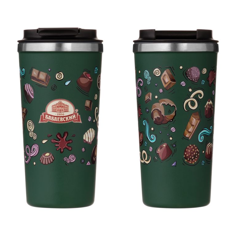 Термокружка вакуумная Палермо (Palermo), зеленая — изображение 6