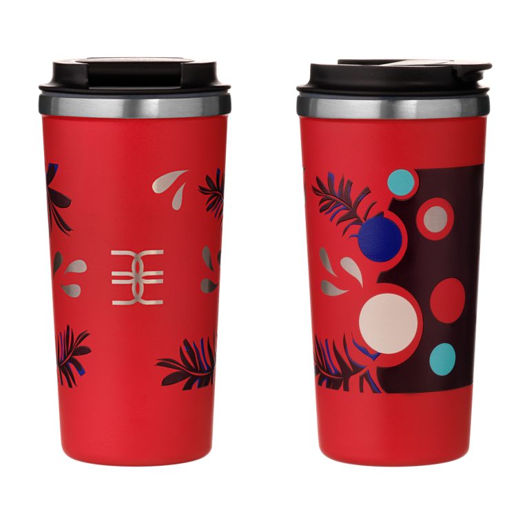 Термокружка вакуумная Палермо (Palermo), красная — изображение 7