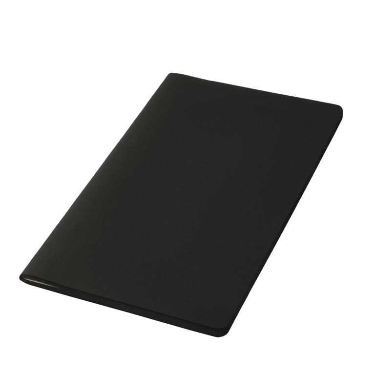 Блокнот Альфа Слим (Alpha slim), черный — изображение 3