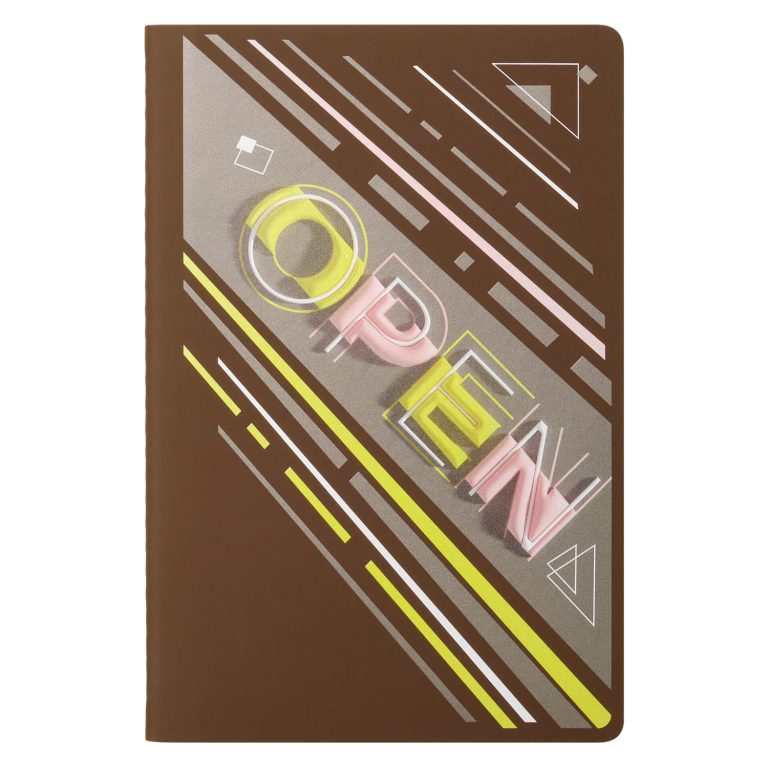 Блокнот Альфа Слим (Alpha slim), коричневый — изображение 2