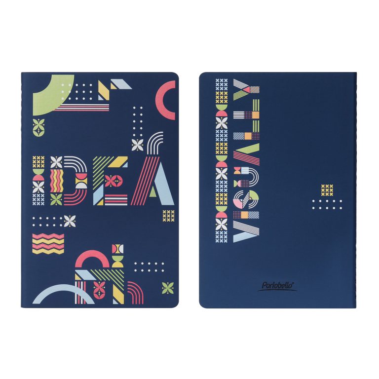 Блокнот Альфа Слим (Alpha slim), синий — изображение 2