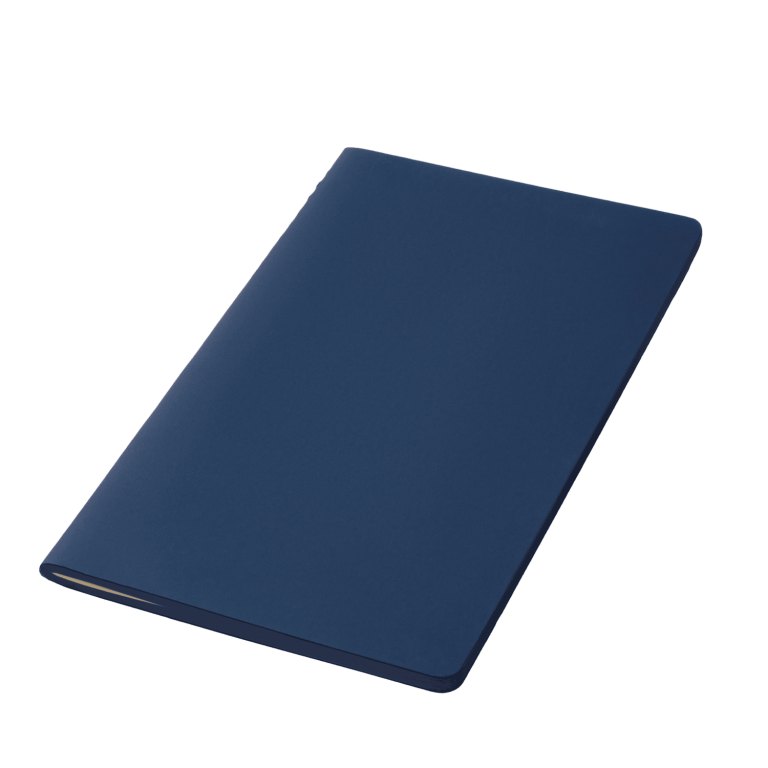 Блокнот Альфа Слим (Alpha slim), синий — изображение 3