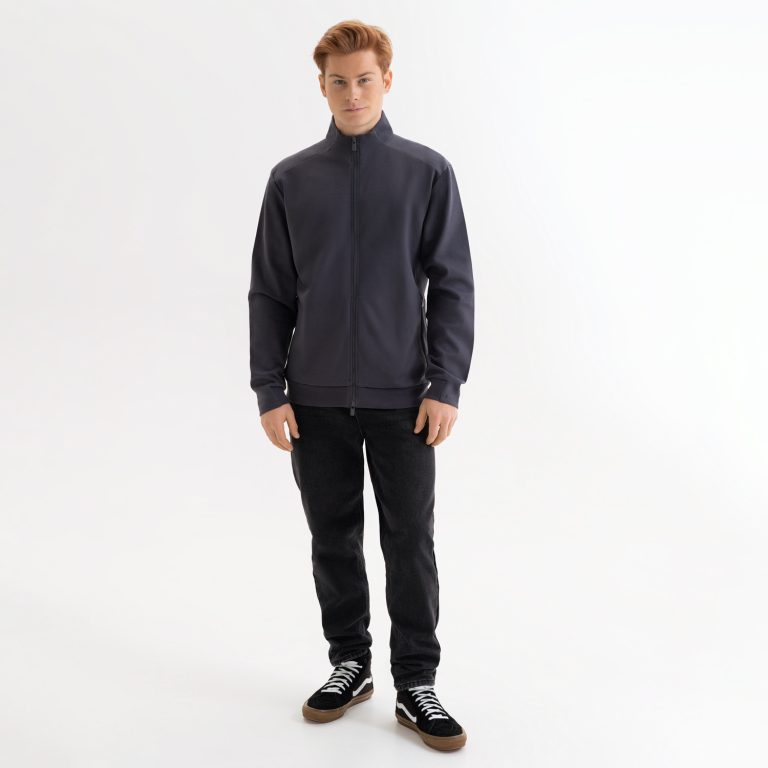 Толстовка на молнии Астин (Astin) антрацит, размер S/M — изображение 3