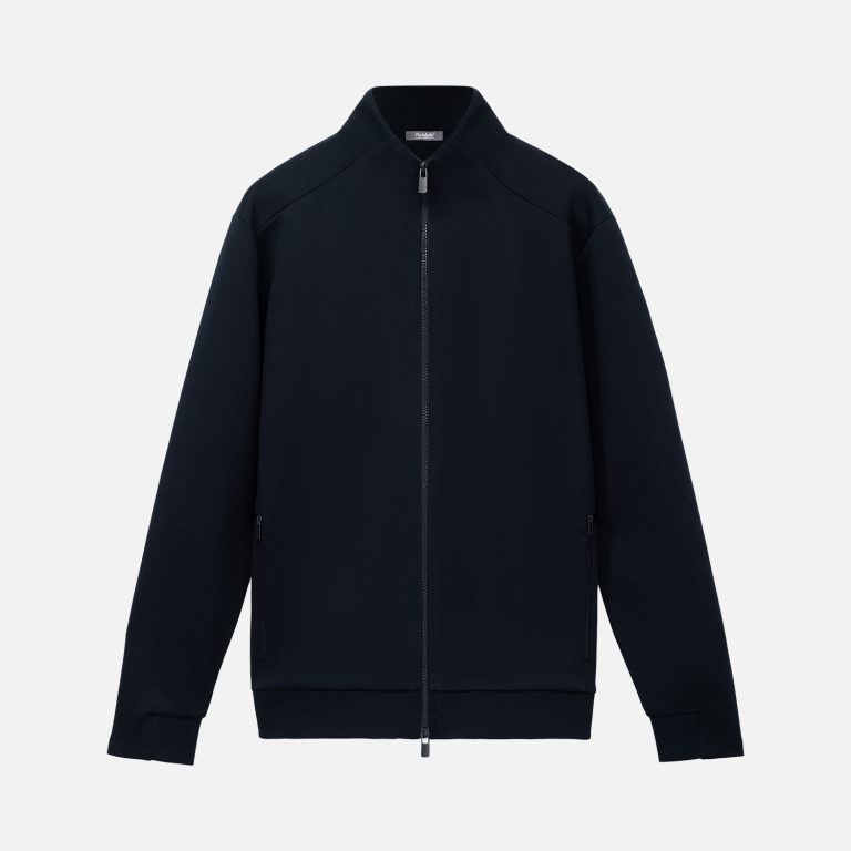 Толстовка на молнии Астин (Astin) темно-синяя, размер S/M — изображение 9