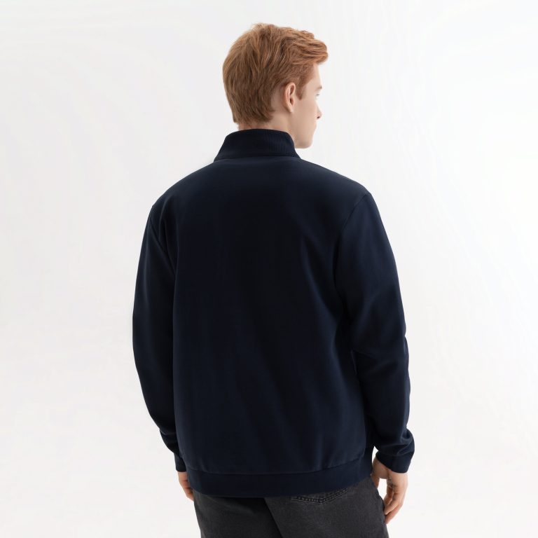 Толстовка на молнии Астин (Astin) темно-синяя, размер S/M — изображение 5