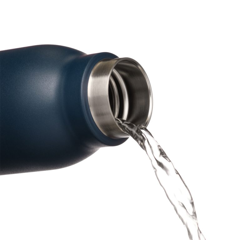 Термобутылка вакуумная герметичная Соренто (Sorento), синяя — изображение 5