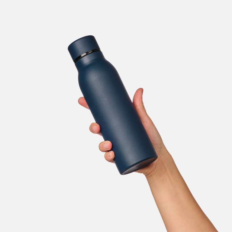 Термобутылка вакуумная герметичная Соренто (Sorento), синяя — изображение 6