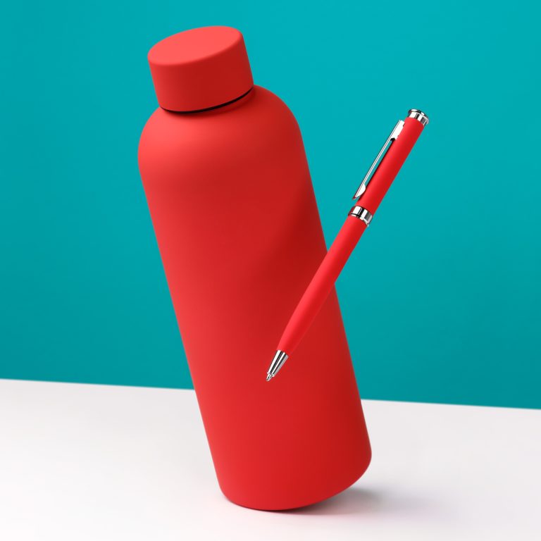 Шариковая ручка Бенуа (Benua), красная — изображение 4