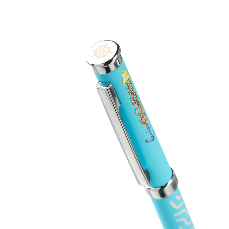 Шариковая ручка Бенуа (Benua), голубая — изображение 9