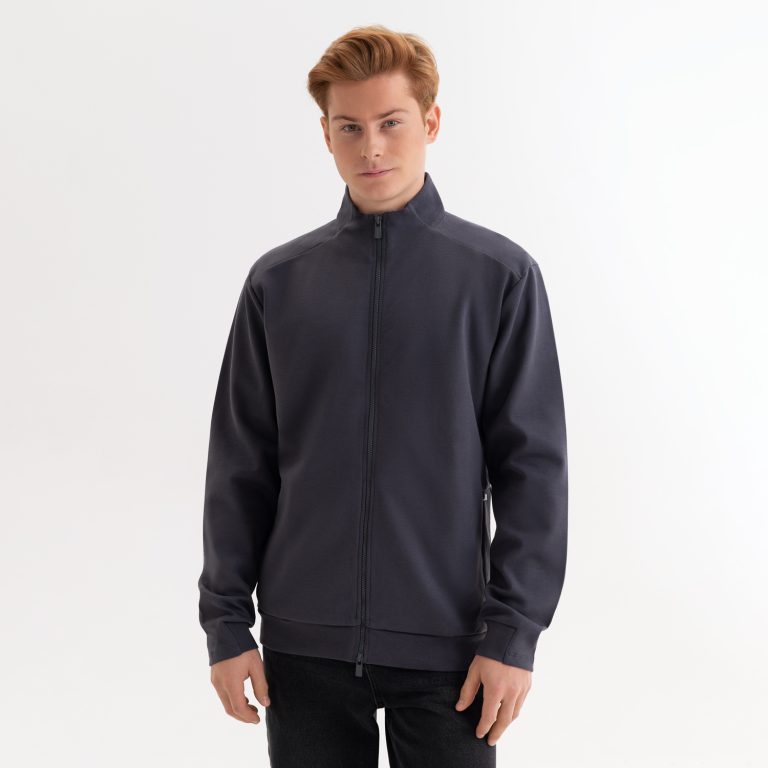 Толстовка на молнии Астин (Astin) антрацит, размер L — изображение 2