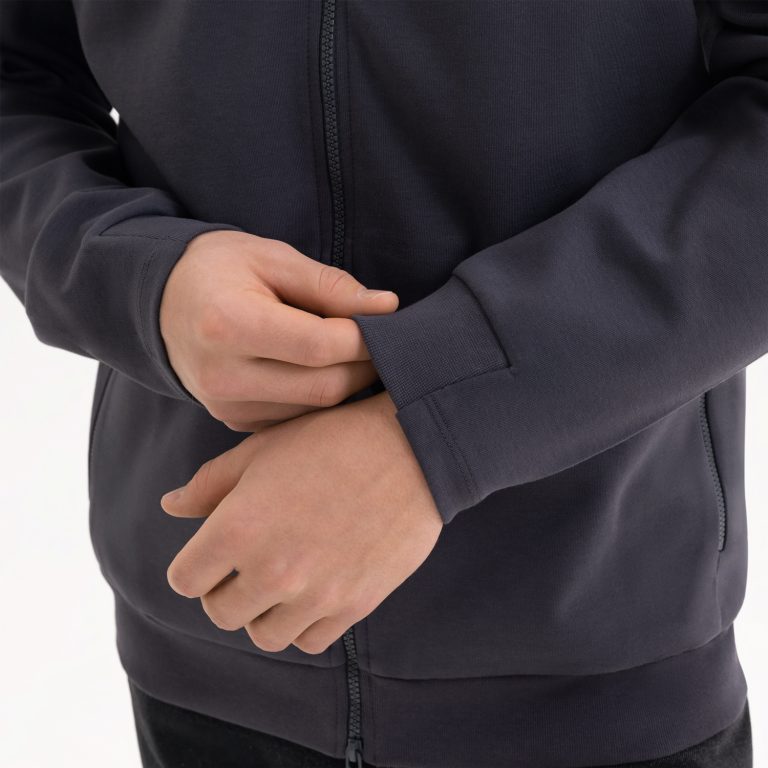 Толстовка на молнии Астин (Astin) антрацит, размер XXL — изображение 6