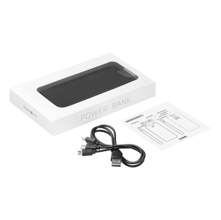 Внешний аккумулятор Оптима (Optima) 10000 mAh, черный — изображение 10