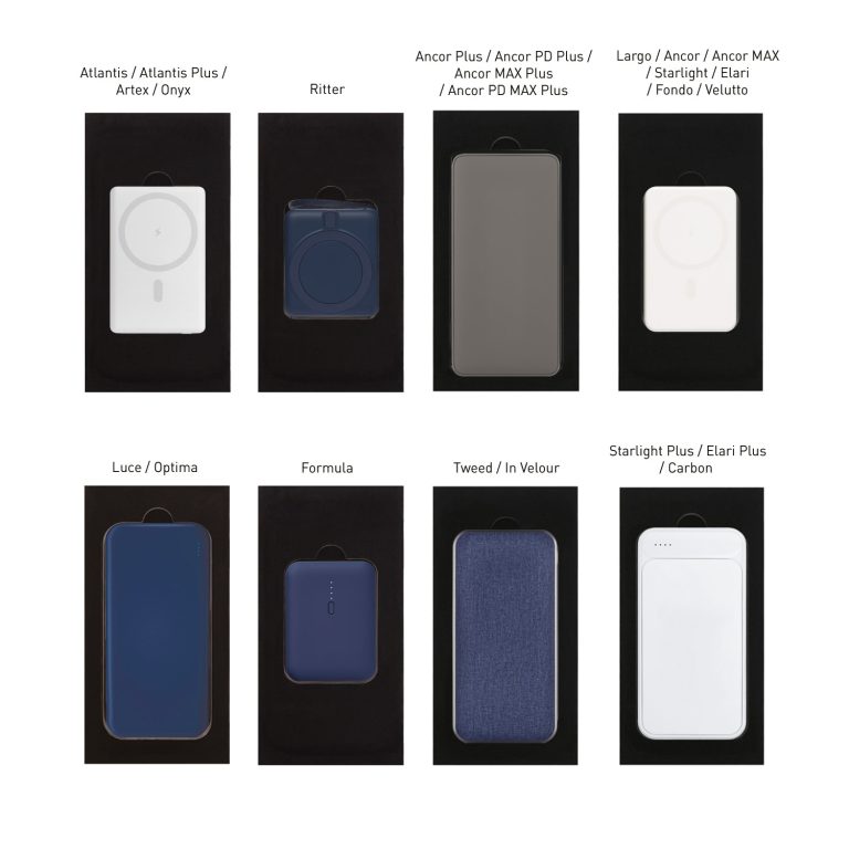 Подарочная коробка с ложементом для ежедневника, ручки и аккумулятора, черная (под съемные ложементы) — изображение 5