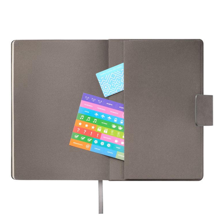 Ежедневник Риц (Ritz) недатированный, серый, твердая обложка — изображение 10