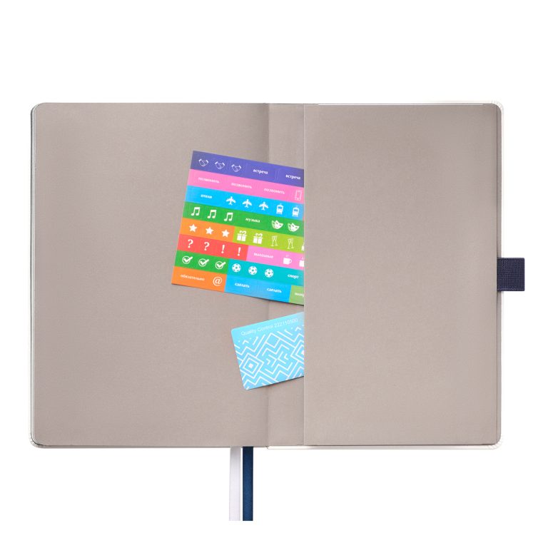 Ежедневник Арктик (Arctic) недатированный, белый/синий — изображение 10