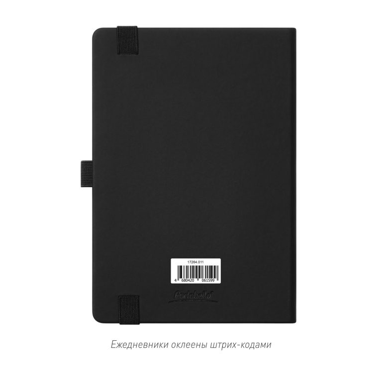 Ежедневник Альфа (Alpha) недатированный, черный/бежевый — изображение 10