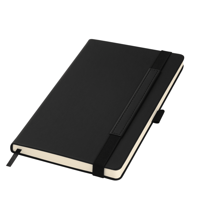 Ежедневник Альфа (Alpha) недатированный, черный/бежевый — изображение 2