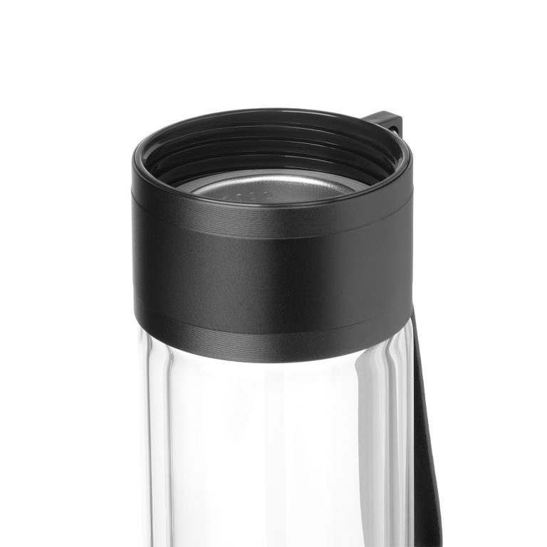 Бутылка стеклянная с двойными стенками Терсо (Terso), черная — изображение 7