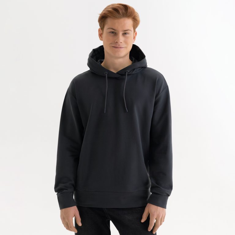 Худи с капюшоном, унисекс Алекс (Alex) антрацит, размер L — изображение 2